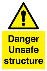 danger unsafe structure